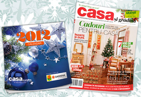 Calendarul 2012 de la revista Casa si gradina