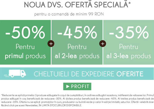 Produse Yves Rocher cu -50%, -45%, -35% reducere (16-18 Februarie 2015)