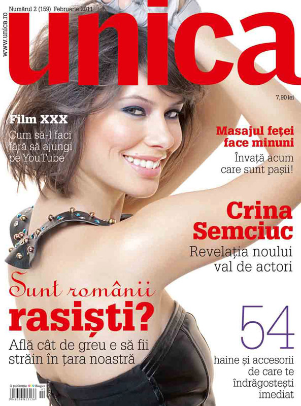 Unica ~~ Coperta: Crina Semciuc ~~ Februarie 2011