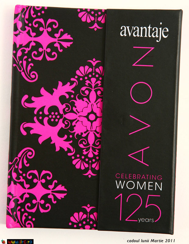 Agenda aniversara Avon 125 de ani ~~ cadoul revistei Avantaje de Martie 2011