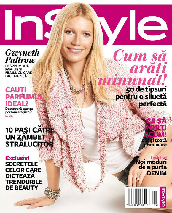 InStyle România ~~ Cover girl: Gwyneth Paltrow ~~ Martie 2011
