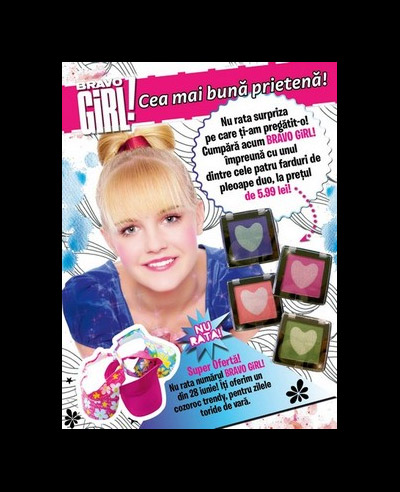 Promo cadouri impreuna cu revista Bravo Girl pentru Iunie si Iulie 2011