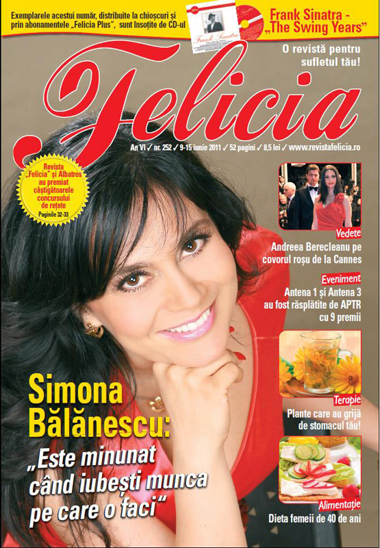 Felicia ~~ Coperta: Simona Balanescu ~~ 9 Iunie 2011
