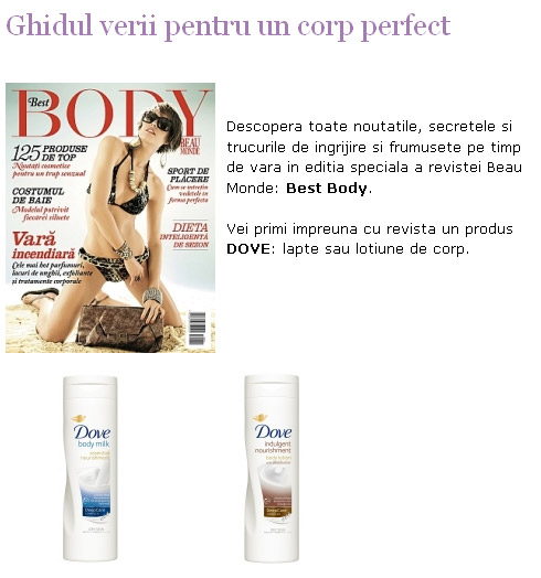 Best Body ~~ Supliment Beau Monde Style ~~ Vara 2011