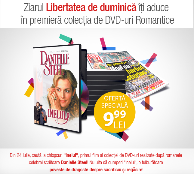 Promo Colectia de DVD-uri Romantice ~~ impreuna cu Libertatea de duminica ~~ incepand cu 24 Iulie 2011