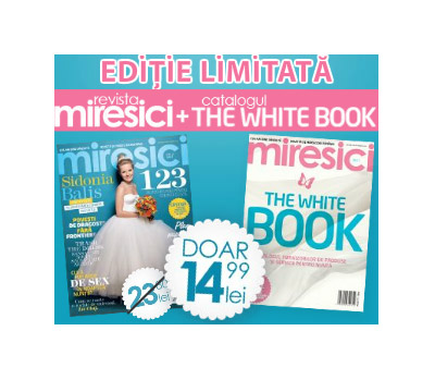 Pachetul Revista Miresici (numarul 3) + Catalogul Miresici The White Book ~~ Pret: 14,99 lei