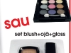 Set cu farduri pentru ochi, 9 nuante cu aplicator SAU Set de makeup cu blush+oja+gloss ~~ impreuna cu revista FEMEIA. editia de Septembrie 2011