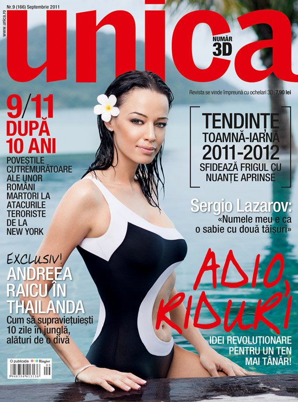 Unica ~~ Coperta: Andreea Raicu ~~ Septembrie 2011
