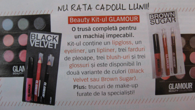 Promo BEAUTY KIT GLAMOUR ~~ Octombrie 2011