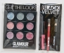 Glamour Beauty Collection ~~ Detalii pentru varianta BLACK VELVET ~~ Kit-ul conţine un lipgloss, un eyeliner, un lipliner, trei farduri de pleoape, trei blush-uri şi trei lipglossuri ~~ Octombrie 2011