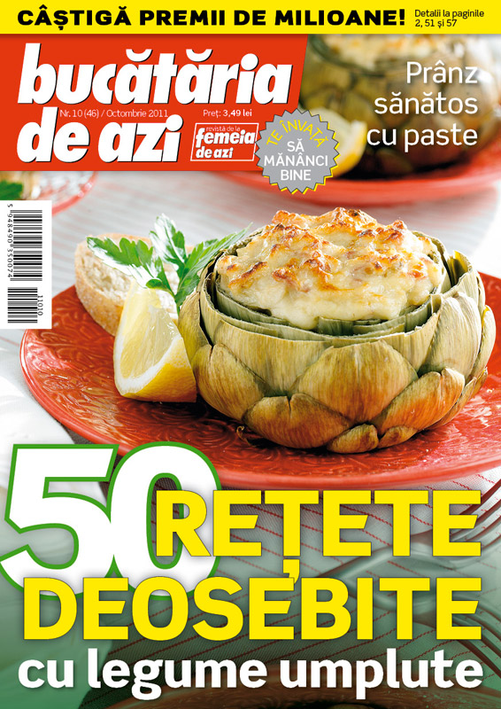 Bucataria de azi ~~ 50 Retete deosebite cu legume umplute ~~ Octombrie 2011