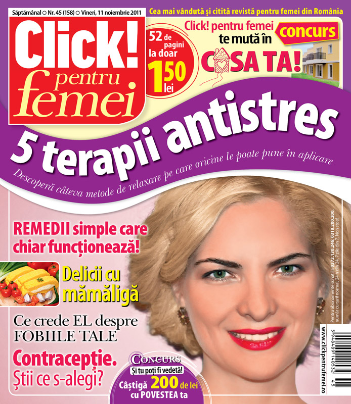 Click! pentru femei ~~ 5 terapii antistres ~~ 11 Noiembrie 2011