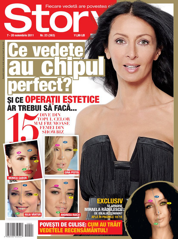 Story ~~ Coperta: Mihaela Radulescu ~~ Cadou: Set blush & lac de unghii de la Radiance Cosmetics ~~ Noiembrie 2011 ~~ Pret: 11,99 lei