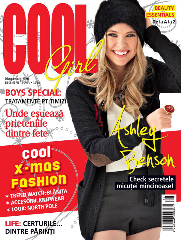 Cool Girl ~~ Cover girl: Ashley Benson ~~ Decembrie 2011
