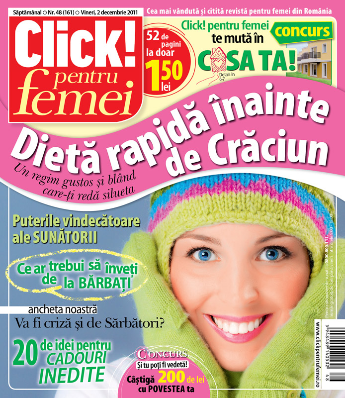 Click! pentru femei ~~ Dieta rapida inainte de Craciun ~~ 2 Decembrie 2011