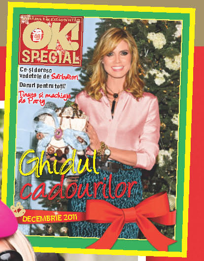 Ghidul cadourilor ~~ suplimenul OK! Magazine din 16 Decembrie 2011