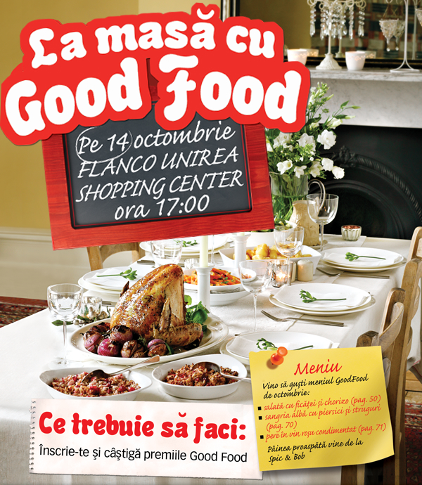 La masa cu Good Food ~~ magazinul Flanco din Unirea Shopping Center ~~ 14 Octombrie 2011