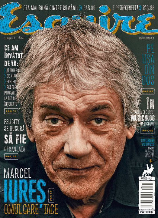 Esquire Romania ~~ Coperta: Marcel Iures ~~ Martie-Mai 2011
