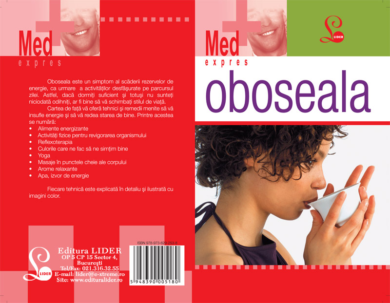 Cartea OBOSEALA (din seria Med Express, editura Lider) ~~ impreuna cu <u>Lumea Femeilor</u> din 18 Ianuarie 2012 ~~ Pret: 9 lei