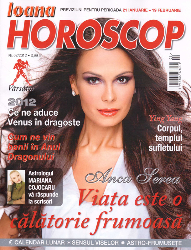 Ioana Horoscop ~~ Coperta: Anca Serea ~~ Ianuarie 2012