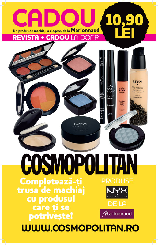 Promo cadourile Cosmopolitan in editia de Martie 2012