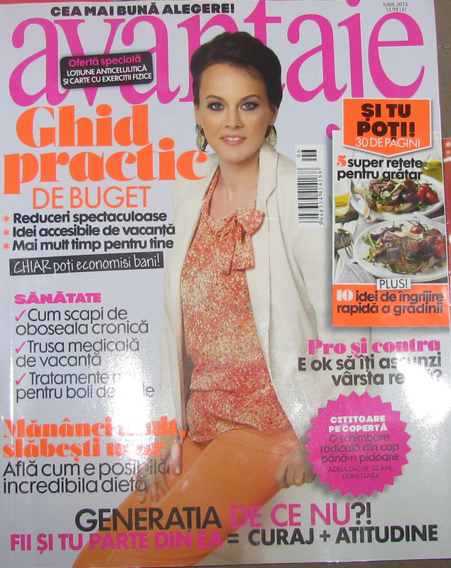 Avantaje Romania ~~ Coperta: Adela Dache ~~ Iunie 2012