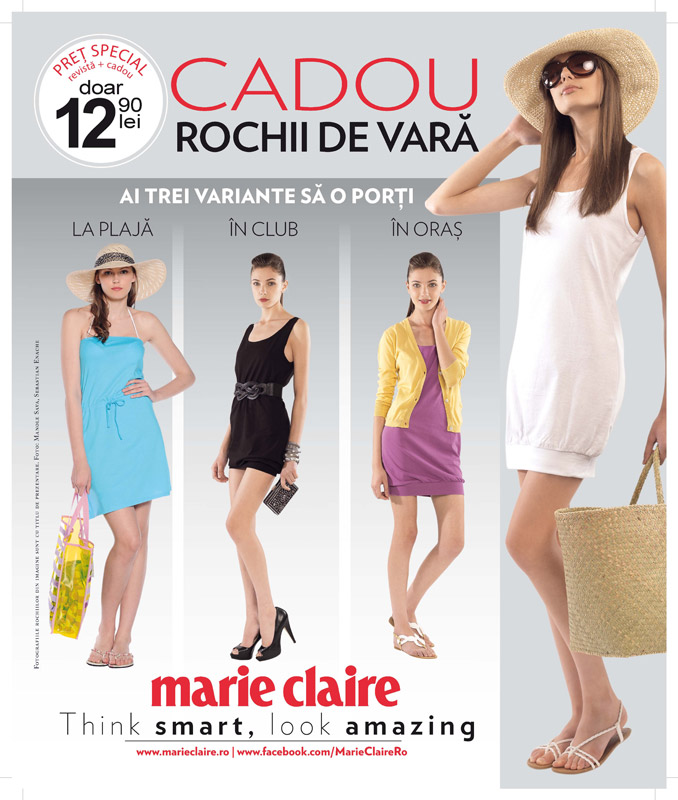 Promo Marie Claire si cadou rochita de vara, editia de Iunie 2012