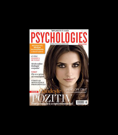 Psychologies Magazine România ~~ Cover girl: Penelope Cruz ~~ Iunie 2012
