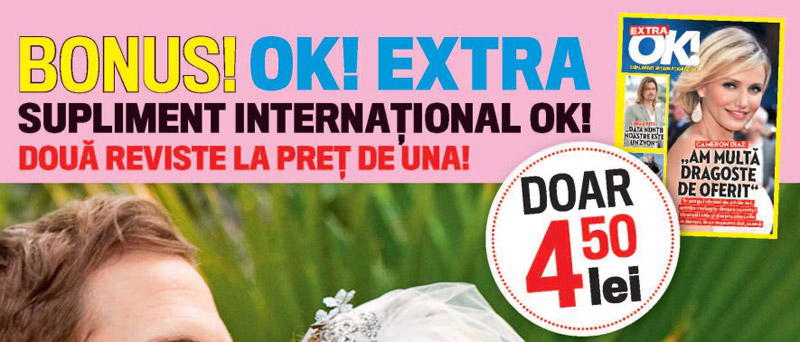 OK! Magazine Extra ~~ Cover girl: Cameron Diaz ~~ 15 Iunie 2012 (nr. 12)