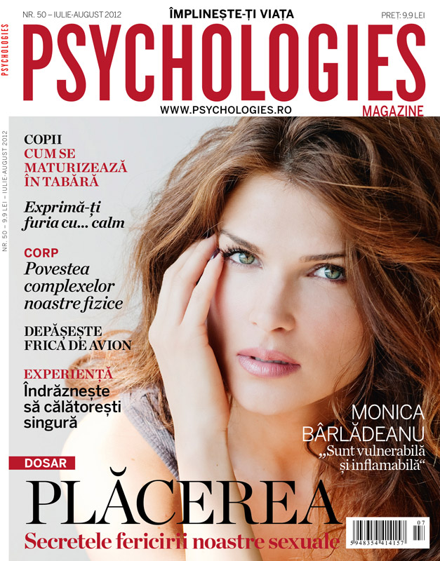 Psychologies Romania ~~ Coperta: Monica Barladeanu ~~ Iulie-August 2012