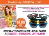 Promo Joy si cadou ochelari de soare cu rame colorate ~~ Iulie 2012 ~~ Pret: 15 lei