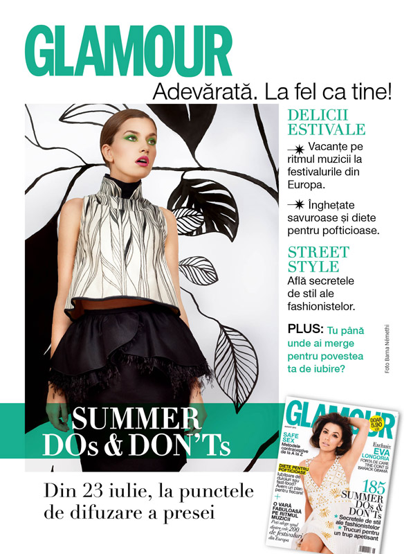 Promo Glamour Romania editia August 2012