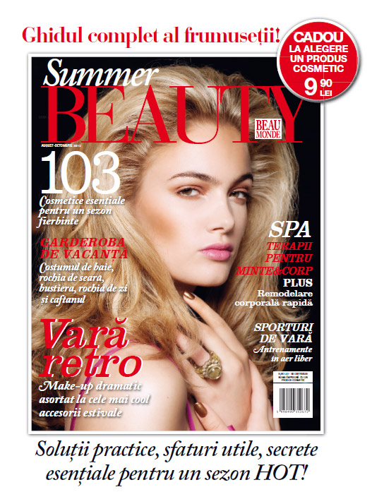 Summer Beauty by Beau Monde Style ~~ Cadou: un produs cosmetic la alegere ~~ August-Octombrie 2012 ~~ Pret revista+cadou: 9,90 lei