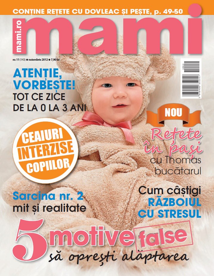 Revista MAMI ~~ Ceaiuri interzise copiilor ~~ Noiembrie 2012