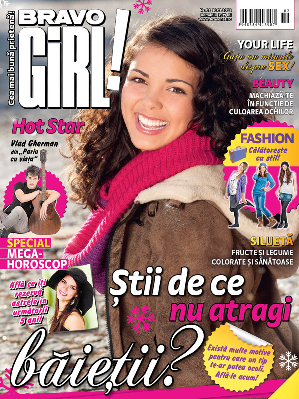 Bravo Girl ~~ 10 Ianuarie 2012 (nr. 1)