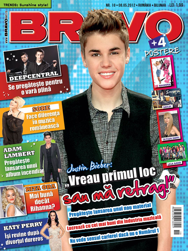 Bravo ~~ Cover: Justin Bieber ~~ 8 Mai 2012