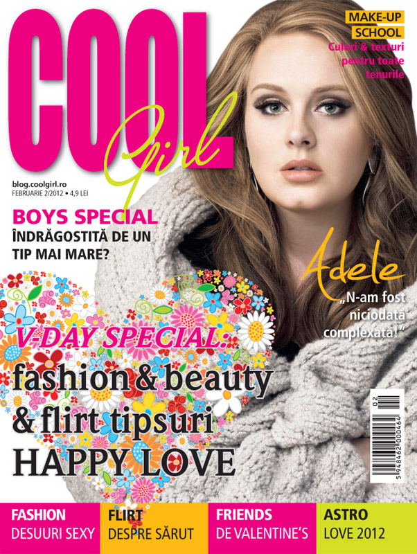 Cool Girl ~~ Cover girl: Adele ~~ Februarie 2012 ~~ Pret: 5 lei