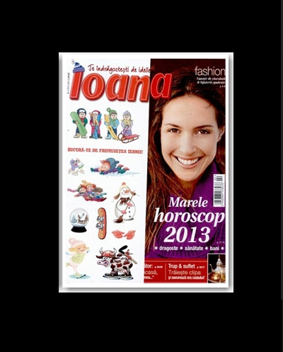 Revista Ioana ~~ Cadou: abtibilduri cu tematica IARNA ~~ 10 Ianuarie 2013