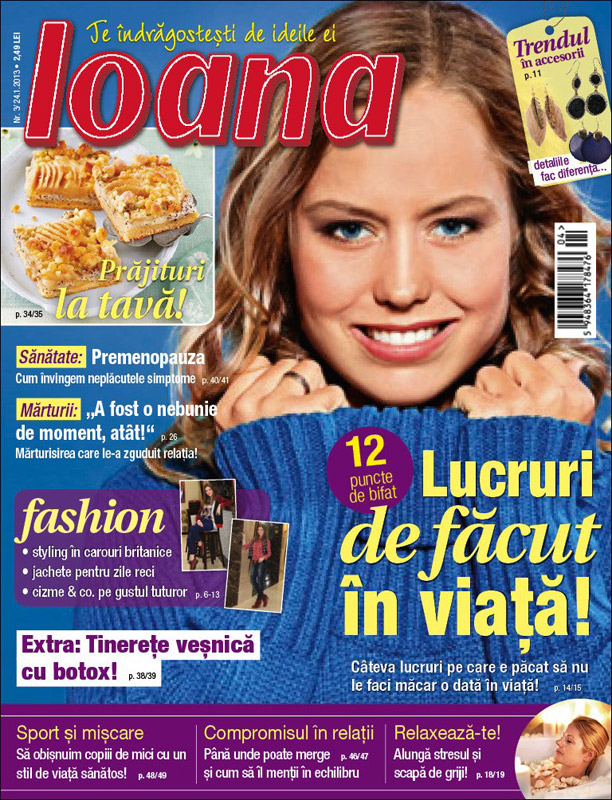 Revista Ioana ~~ 12 lucruri de facut in viata! ~~ 24 Ianuarie 2013