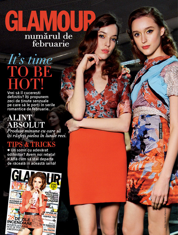 Promo revista  GLAMOUR ROMANIA ~~ Februarie 2013