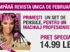 Promo pentru revista UNICA ~~ Cadou: set de pensule pentru machiaj ~~ Februarie 2013 ~~ Pret pachet: 14,99 lei