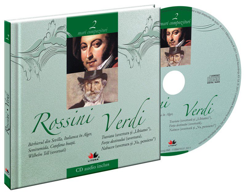Carticica si CD cu Rossini & Verdi ~~ cadoul revistei Psychologies Magazine ~~ Martie 2013