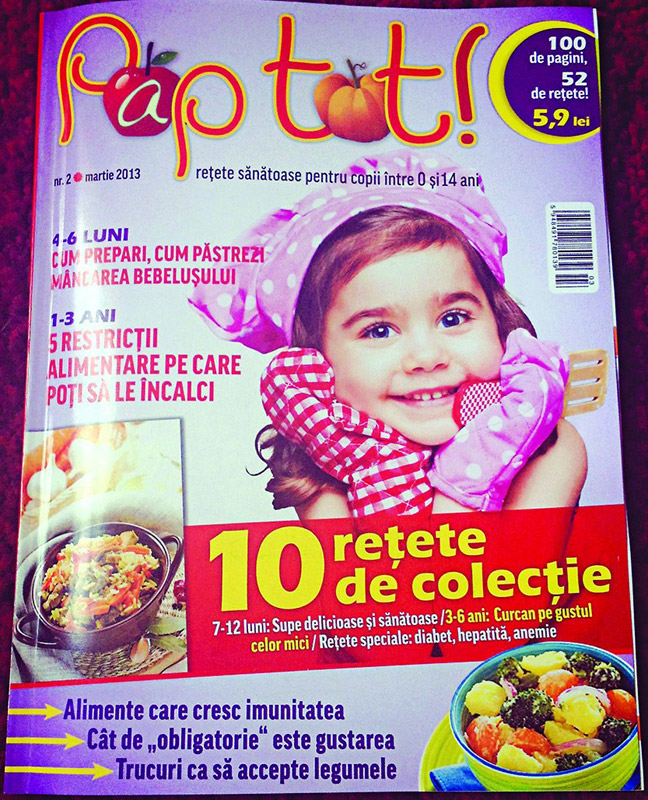 Click Pofta buna! ~~ 1-3 ani: 5 restrictii culinare pe care poti sa le incalci ~~ Martie 2013