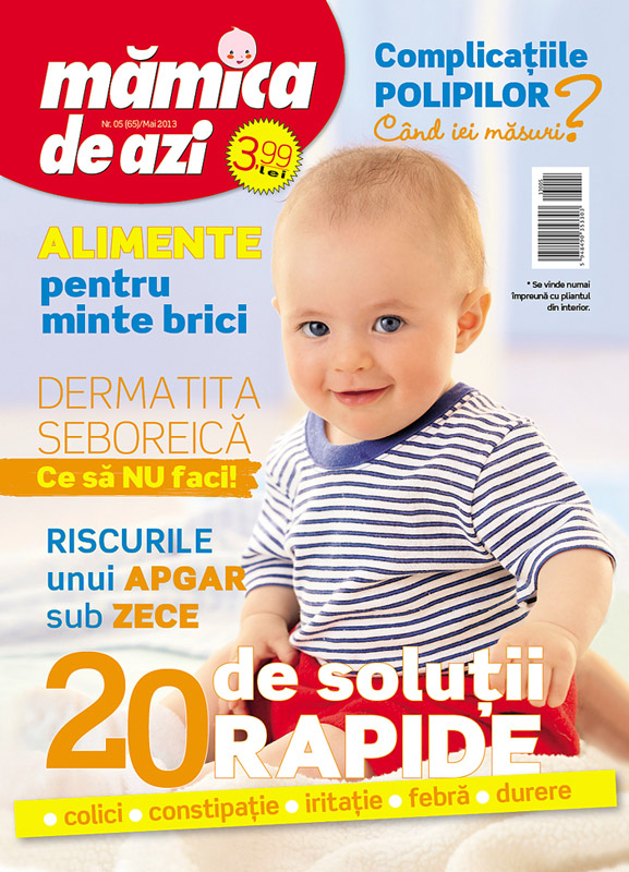 Revista MAMICA DE AZI ~~ Alimente pentru minte brici ~~ Mai 2013