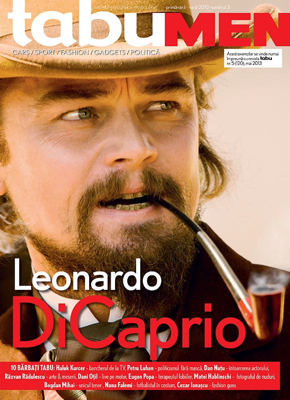 TABU MEN ~~ Cover man: Leonardo DiCaprio ~~ Primavara-Vara 2013