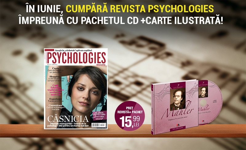 Promo pentru revista Psychologies Magazine Romania, editia Iunie 2013