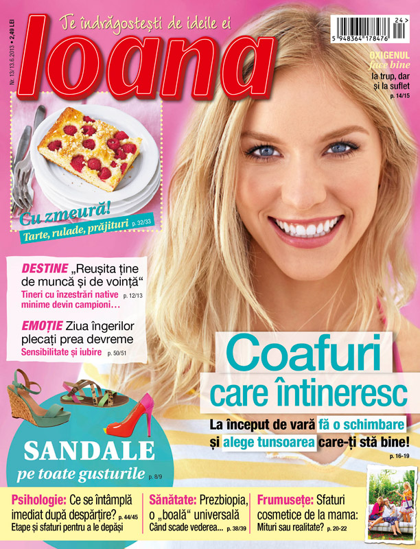 Revista Ioana ~~ Coafuri care intineresc ~~ 13 Iunie 2013