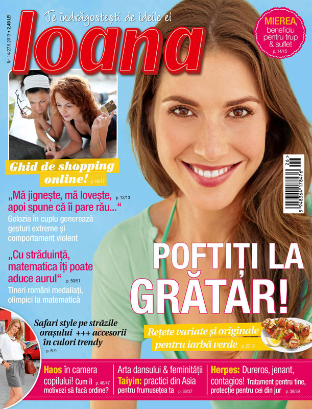 Revista Ioana ~~ Retete variate si originale pentru iarba verde ~~ 27 Iunie 2013