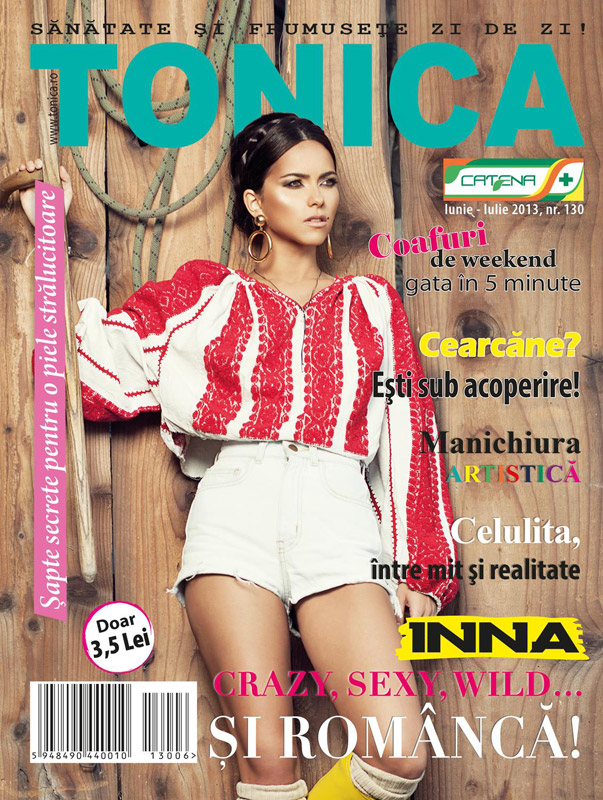Revista TONICA ~~ Coperta: Inna ~~ Iunie-Iulie 2013