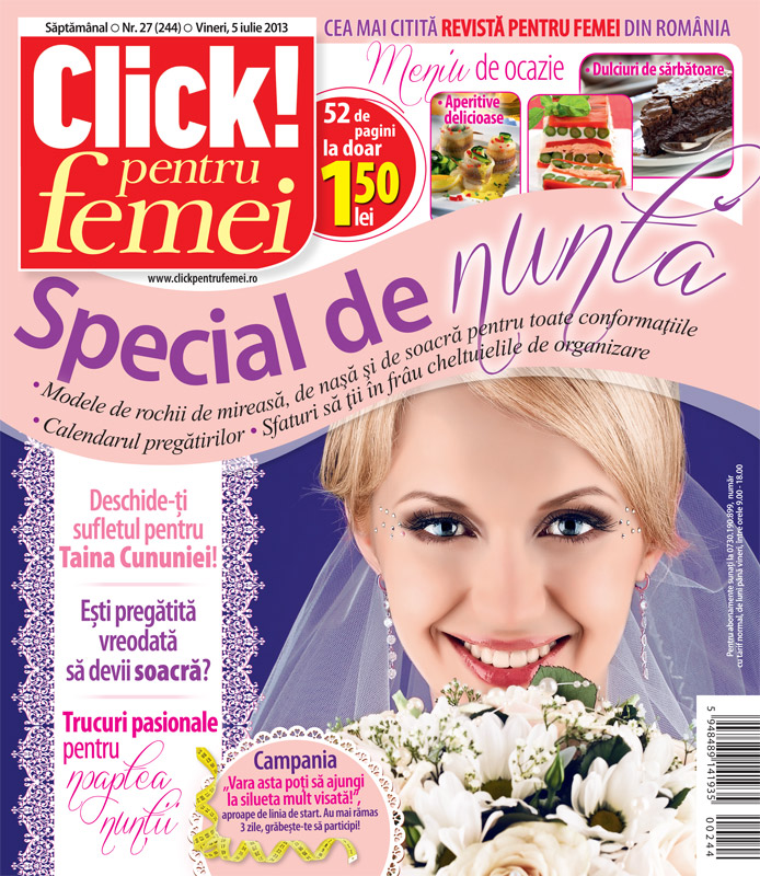 Revista Click pentru femei ~~ Special de nunta ~~ 5 Iulie 2013